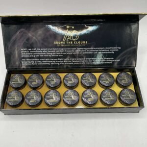 Alternative view of ABOVE THE CLOUDS LIVE ROSIN BADDER WAX 1OZ JARS